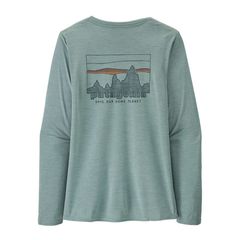 patagonia(パタゴニア) |ウィメンズ・ロングスリーブ・キャプリーン・クール・デイリー・グラフィック・シャツ