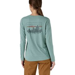 patagonia(パタゴニア) |ウィメンズ・ロングスリーブ・キャプリーン・クール・デイリー・グラフィック・シャツ