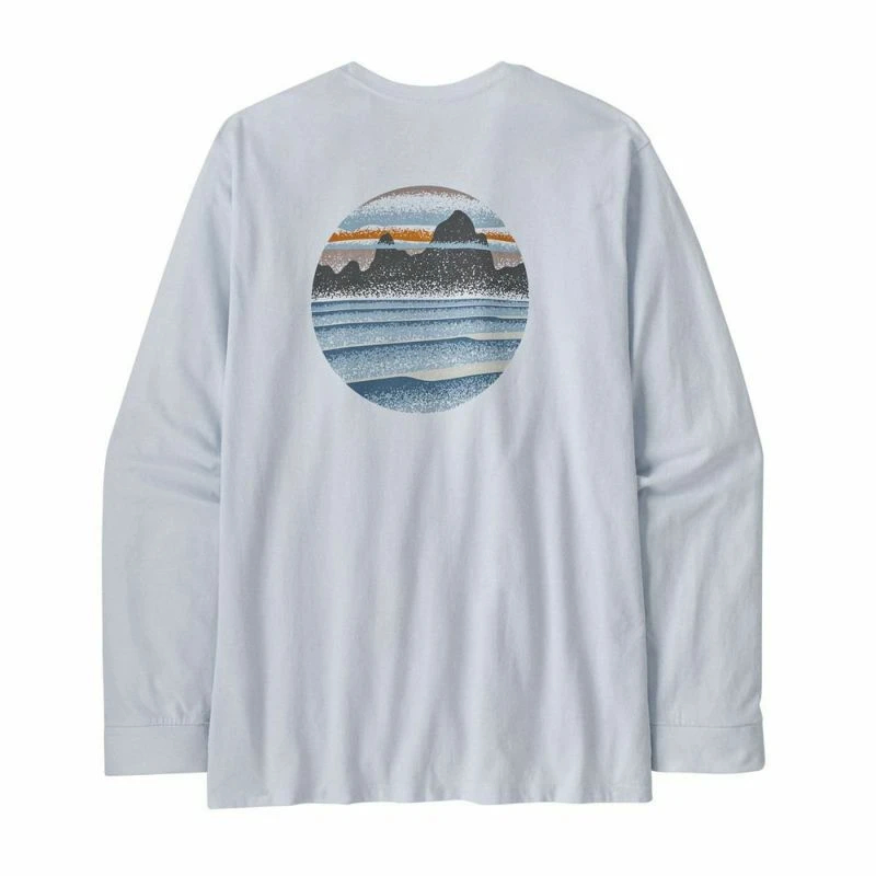 Patagonia グレー ロングスリーブ Tシャツ patagonia Patagonia パタゴニア 長袖 Tシャツ ロゴ ロンT
