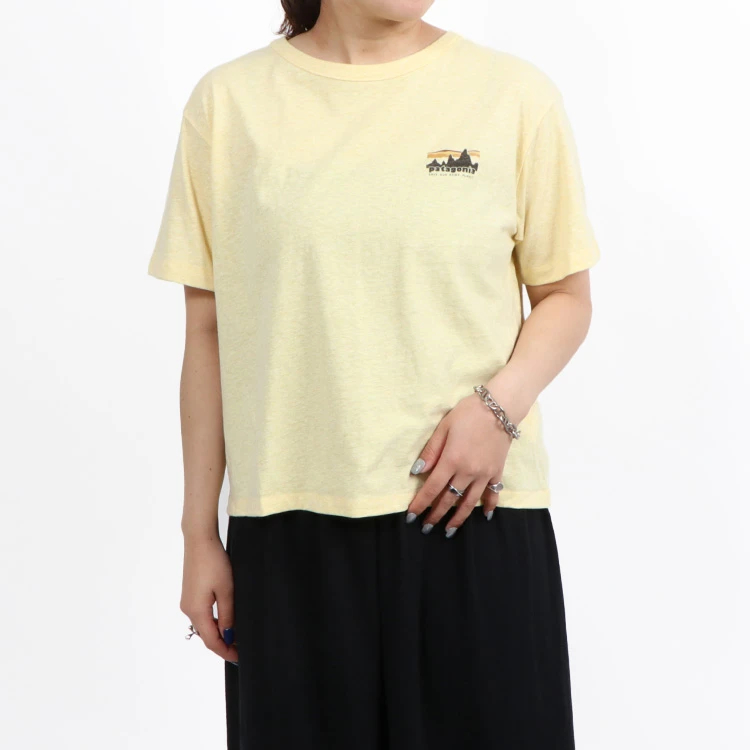 パタゴニア【patagonia】ウィメンズ '73 スカイライン イージーカット レスポンシビリティー 半袖 ロゴ Tシャツ レギュラーフィット アウトドア【ネコポス発送】 patagonia パタゴニア【patagonia】ウィメンズ '73 スカイライン