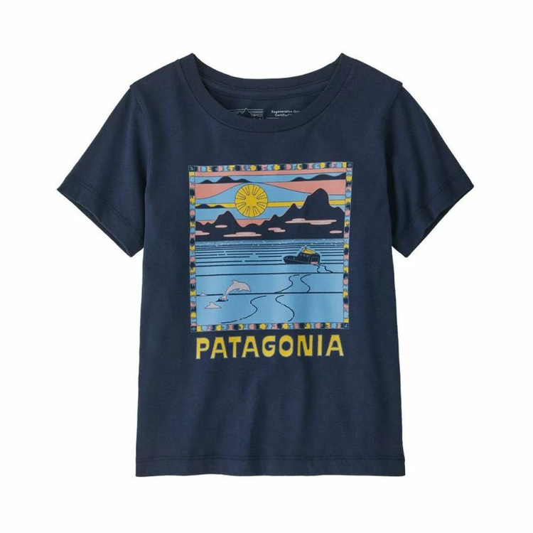 パタゴニア]ベビー・ROC・コットン・グラフィック・Tシャツ