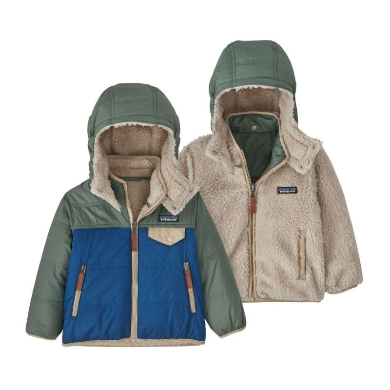 Patagonia パタゴニア ベビーリバーシブル　トリブルズフーディ　2T パタゴニア]ベビー・リバーシブル・トリブルズ・フーディ