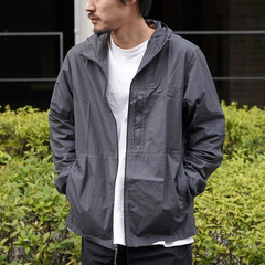 STONE  グレー フルジップジャケット ジャケット ユニセックス 681－60 アッシュグレー （4L