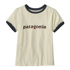 patagonia(パタゴニア) |[パタゴニア]ウィメンズ・'73・テキスト・ロゴ・オーガニック・リンガー・ティー