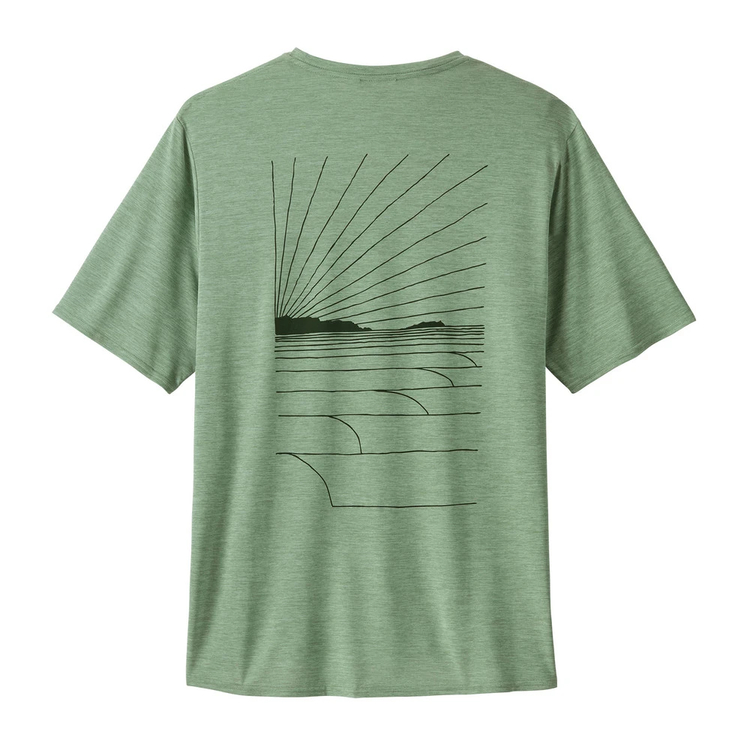 パタゴニア　キャプリーンクール　ブラウントラウト　Mサイズ パタゴニア]メンズ・キャプリーン・クール・デイリー・グラフィック