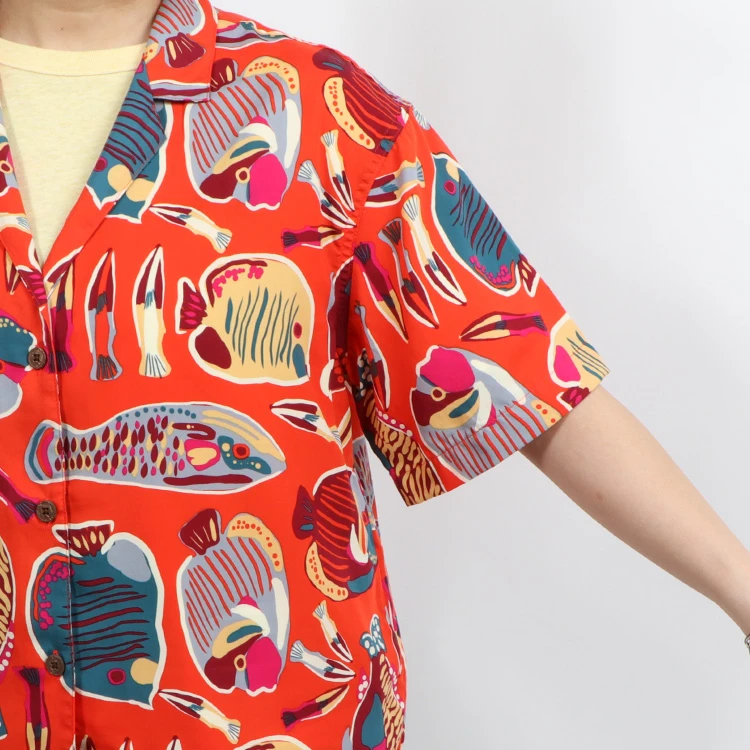 パタゴニア シャツ L ウィメンズ タイダル スレッズ レディース オレンジ Patagonia パタゴニア WS TIDAL THREADS SHIRT ウィメンズ