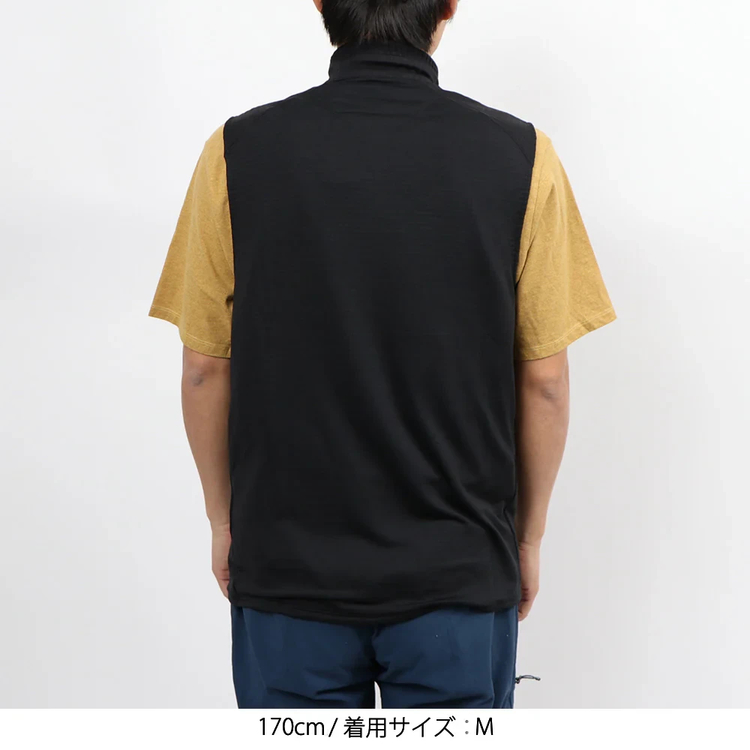 Patagonia パタゴニア フラッシュベスト 黒　r1 Men's R1 Vest(L(MEN) BLK/ブラック): Patagonia