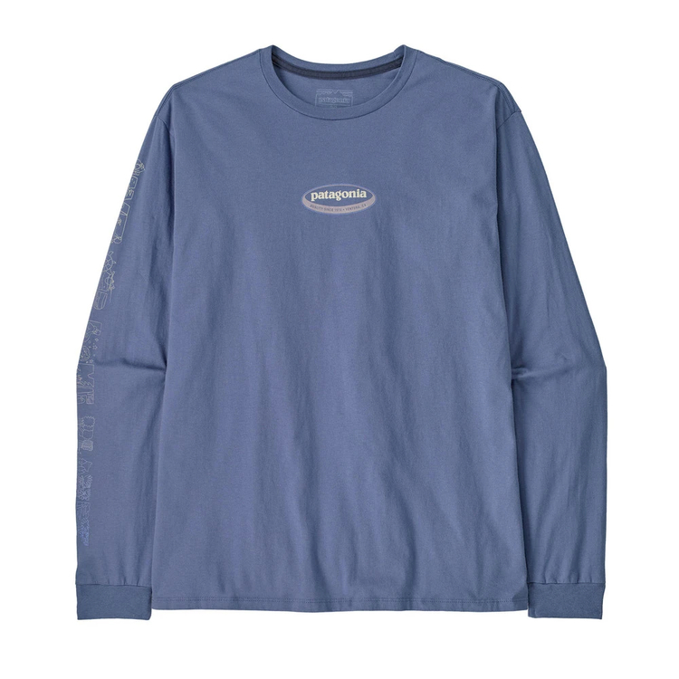 patagonia メンズ・ロングスリーブ・オーガニック・Tシャツ 新品 パタゴニア]メンズ・ロングスリーブ・ロング・ウェイ・ラウンド