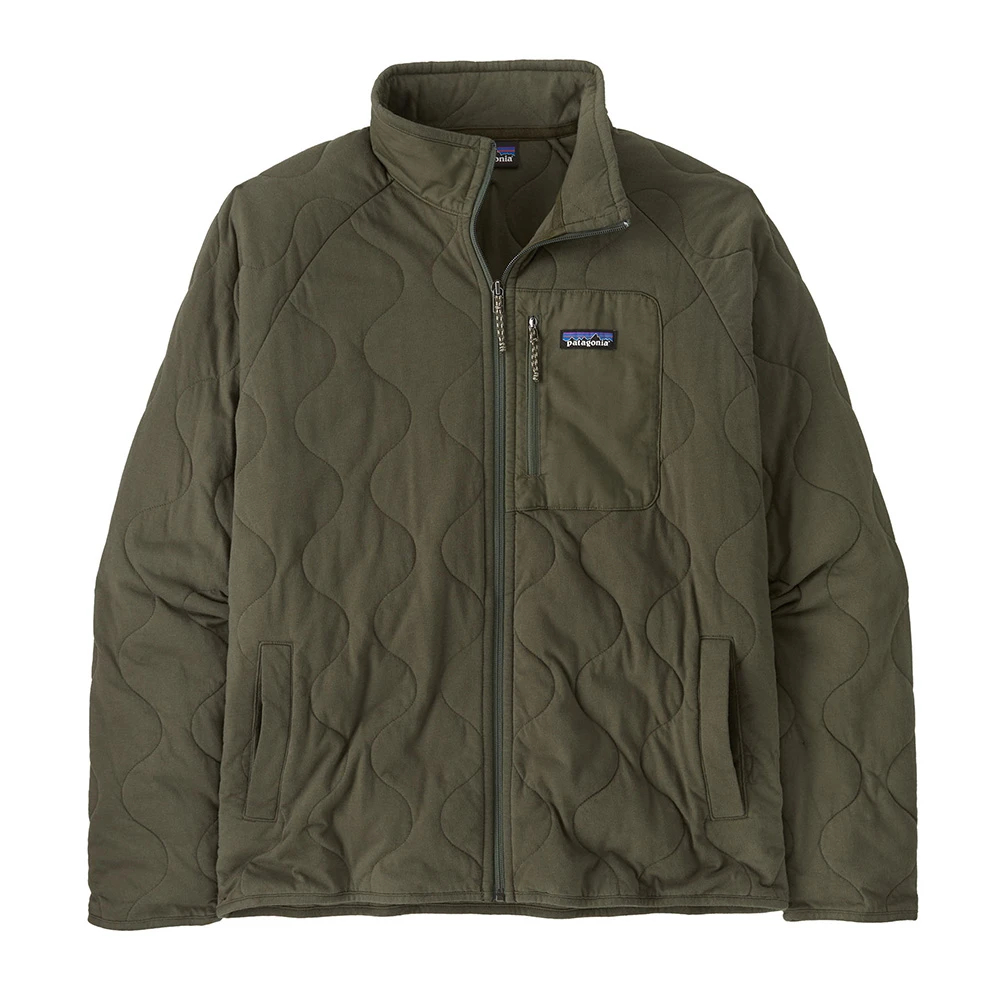 patagonia メンズ M フード付きジャケット　ウール　キルティング patagonia メンズ M フード付きジャケット ウール キルティング