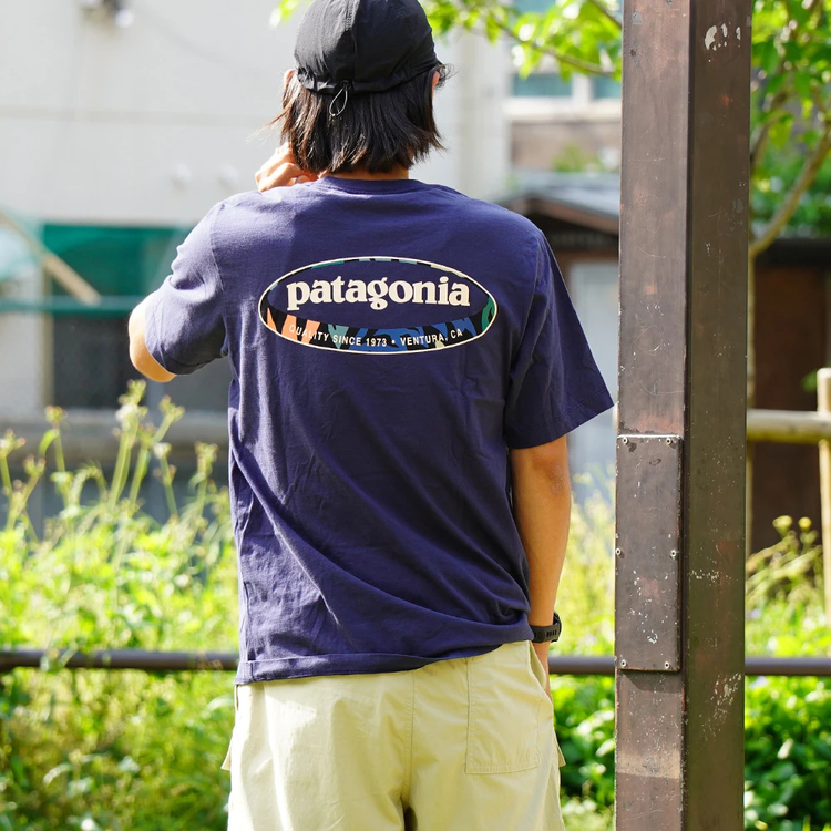 パタゴニア]メンズ・'95 オーバル・ロゴ・Tシャツ / patagonia
