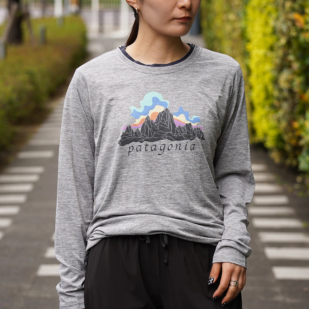 Patagonia スロープランナー M キャプリーン 長袖 Tシャツ S 登山 パタゴニア メンズ ロングスリーブ キャプリーン クール デイリー