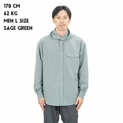 RIDGE MOUNTAIN GEAR(リッジマウンテンギア) |[リッジマウンテンギア]フーデッドロングスリーブシャツ (メンズ)