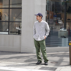 RIDGE MOUNTAIN GEAR(リッジマウンテンギア) |[リッジマウンテンギア]ベーシックロングスリーブシャツ "ストライプ" (メンズ)