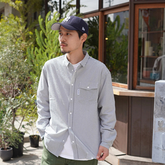 RIDGE MOUNTAIN GEAR(リッジマウンテンギア) |[リッジマウンテンギア]ベーシックロングスリーブシャツ "ストライプ" (メンズ)