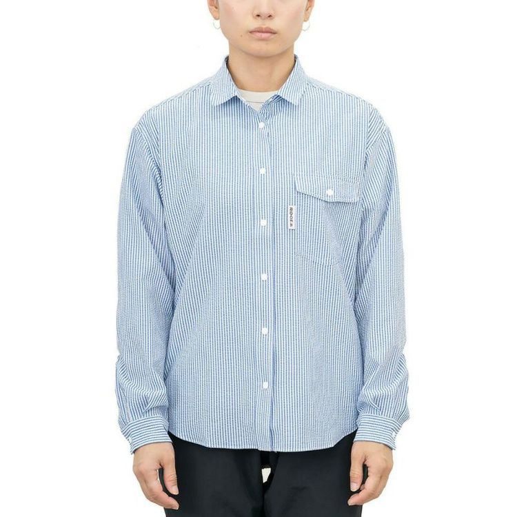 RIDGE MOUNTAIN GEAR(リッジマウンテンギア) |[リッジマウンテンギア]ベーシックロングスリーブシャツ "ストライプ" (ウィメンズ)