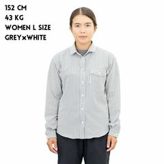 RIDGE MOUNTAIN GEAR(リッジマウンテンギア) |[リッジマウンテンギア]ベーシックロングスリーブシャツ "ストライプ" (ウィメンズ)