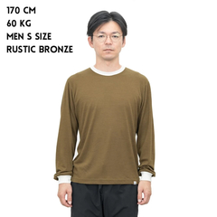 RIDGE MOUNTAIN GEAR(リッジマウンテンギア) |[リッジマウンテンギア]アンウィンドメリノティーL/S メンズ