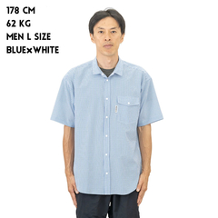 RIDGE MOUNTAIN GEAR(リッジマウンテンギア) |[リッジマウンテンギア]ベーシックショートスリーブシャツ "ストライプ"（メンズ）