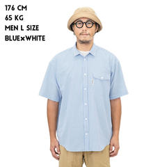 RIDGE MOUNTAIN GEAR(リッジマウンテンギア) |[リッジマウンテンギア]ベーシックショートスリーブシャツ "ストライプ"（メンズ）