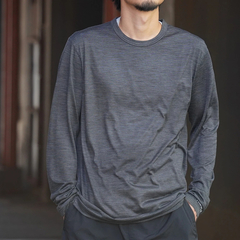 アイスブレイカー]メリノ 150 ロングスリーブ ポケット ティー（ユニ