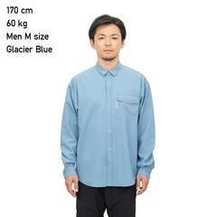 RIDGE MOUNTAIN GEAR(リッジマウンテンギア) |[リッジマウンテンギア]メリノベーシックロングスリーブシャツ（メンズ）