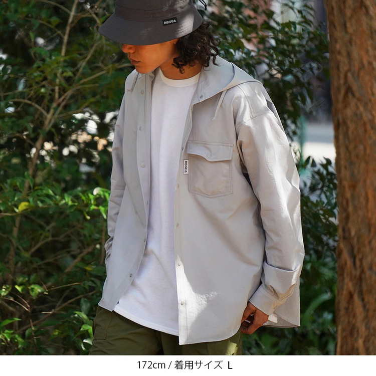 リッジマウンテンギア]メンズ フーデッドロングスリーブシャツ 2026