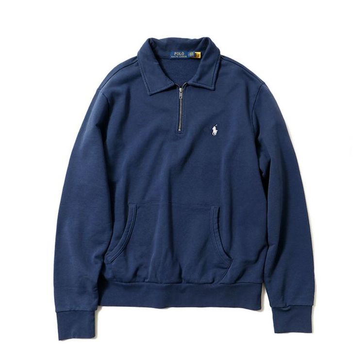 ポロ ラルフ ローレン]ハーフジップ ループバック スウェットシャツ