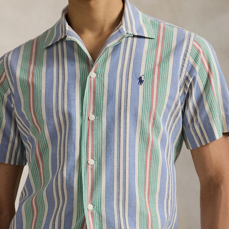 POLO RALPH LAUREN(ポロ ラルフ ローレン) |[ポロ ラルフ ローレン]クラシックフィット シャンブレー キャンプ シャツ