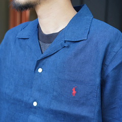 POLO RALPH LAUREN(ポロ ラルフ ローレン) |[ポロ ラルフ ローレン]クラシックフィット リネン キャンプ シャツ
