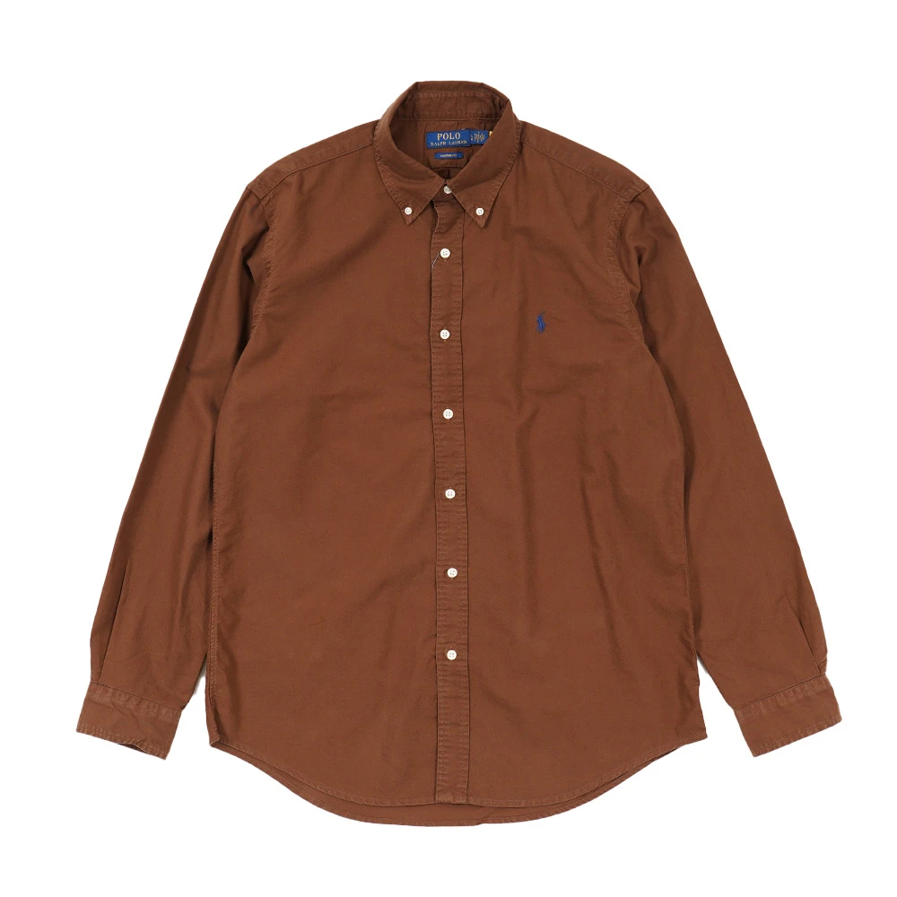 ポロラルフローレン]カスタムフィット ガーメントダイ ボタンダウン