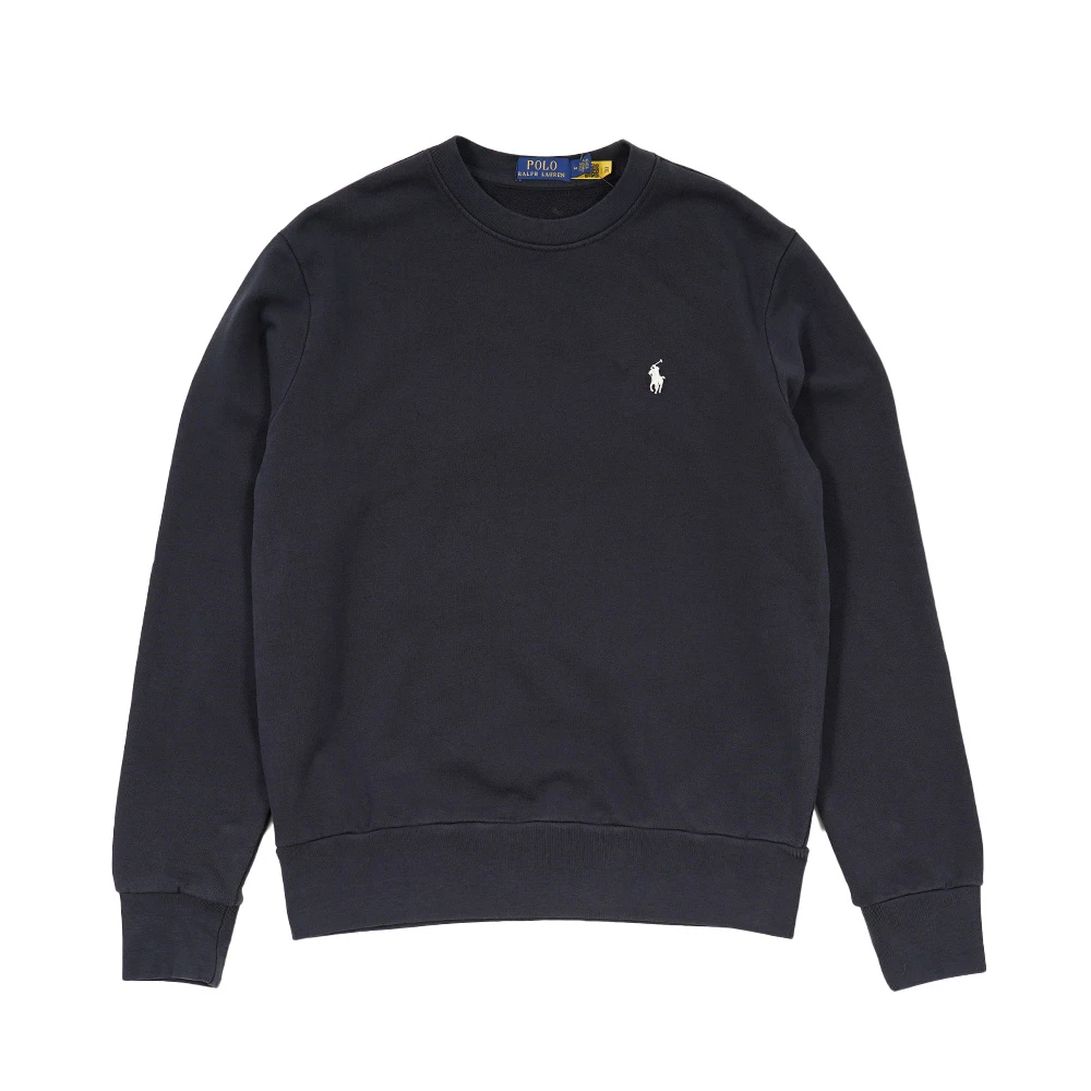 ラルフローレンブラック クルーネックスウェット ポロラルフローレン]ループバック クルーネック スウェットシャツ