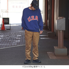 POLO RALPH LAUREN(ポロ ラルフ ローレン) |[ポロラルフローレン]ヴィンテージフィット ガーメントダイ ノベルティUSAクルーネックスウェット