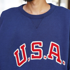 POLO RALPH LAUREN(ポロ ラルフ ローレン) |[ポロラルフローレン]ヴィンテージフィット ガーメントダイ ノベルティUSAクルーネックスウェット