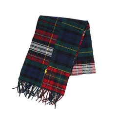 POLO RALPH LAUREN(ポロ ラルフ ローレン) |[ポロラルフローレン]パッチワークプレイドスカーフ