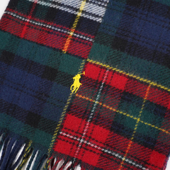 POLO RALPH LAUREN(ポロ ラルフ ローレン) |[ポロラルフローレン]パッチワークプレイドスカーフ