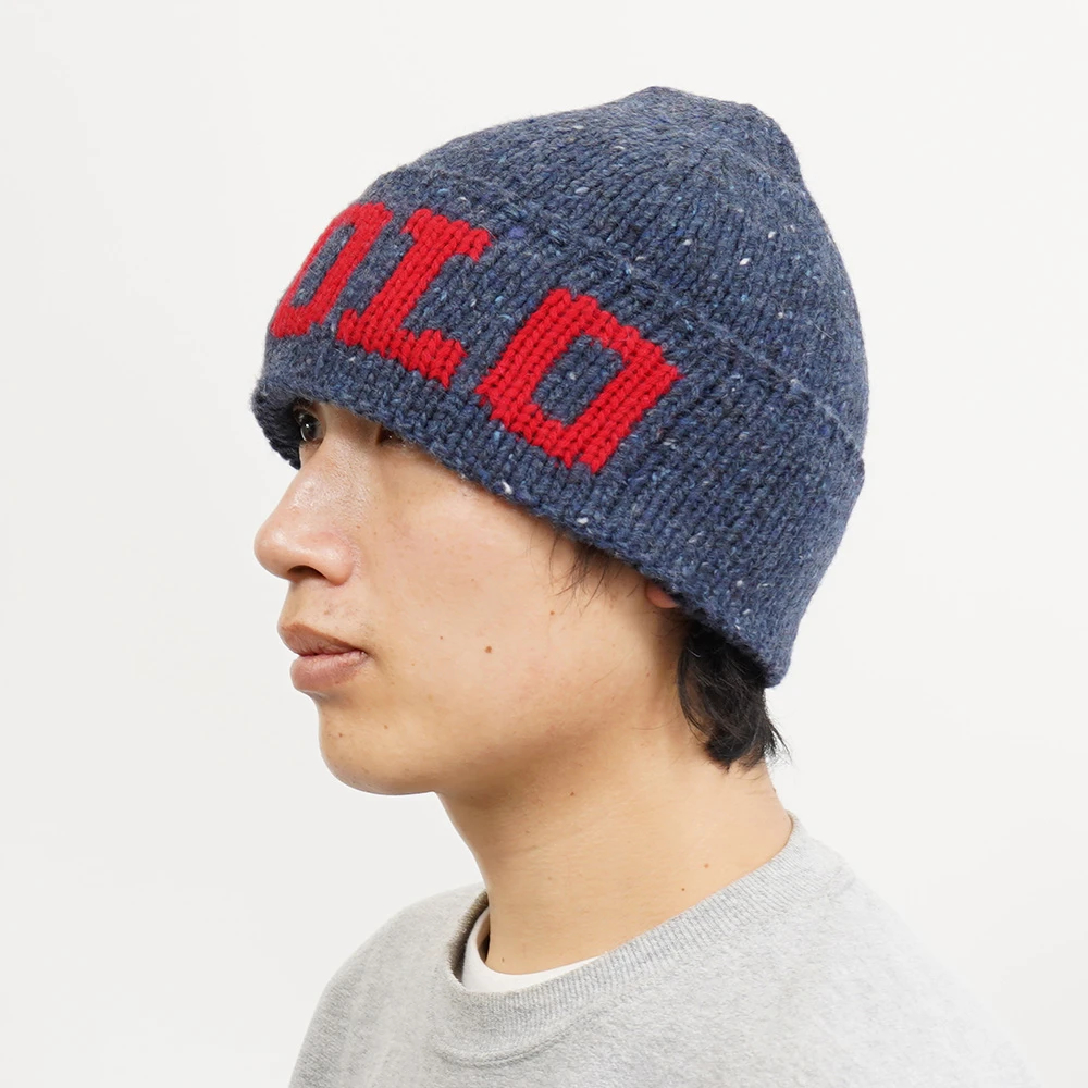 ポロラルフローレン]ニットツイードポロビーニー / POLO RALPH LAUREN