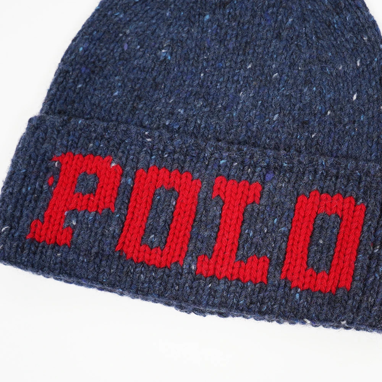 ポロラルフローレン]ニットツイードポロビーニー / POLO RALPH LAUREN