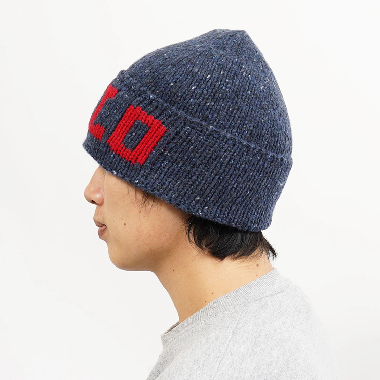 ポロラルフローレン]ニットツイードポロビーニー / RALPH LAUREN