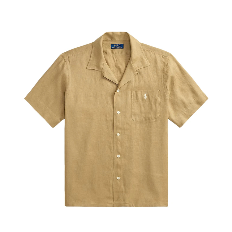 ラルフ ローレン]クラシックフィット リネン キャンプ シャツ / RALPH