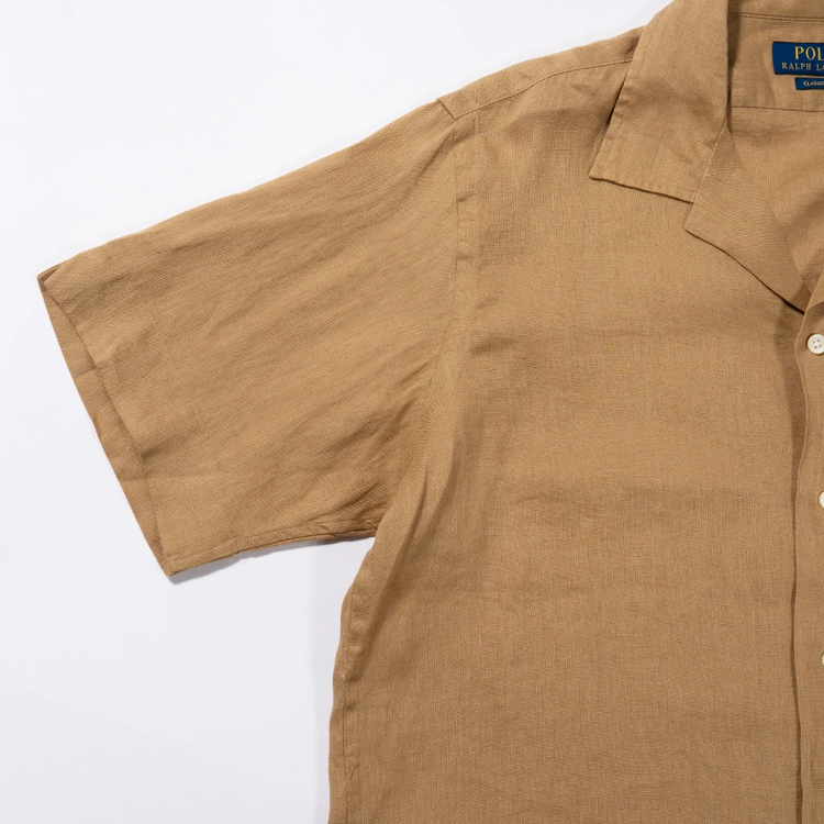 ラルフ ローレン]クラシックフィット リネン キャンプ シャツ / RALPH