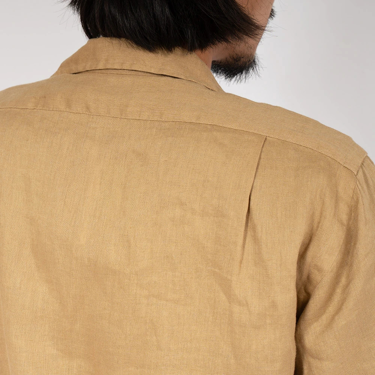 ラルフ ローレン]クラシックフィット リネン キャンプ シャツ / RALPH