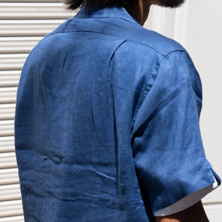 ラルフ ローレン]クラシックフィット リネン キャンプ シャツ / RALPH