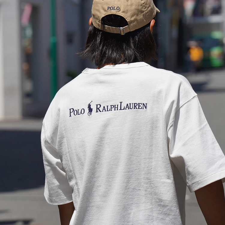 ラルフ ローレン]リラックスフィット ヘビーウェイト ロゴTシャツ