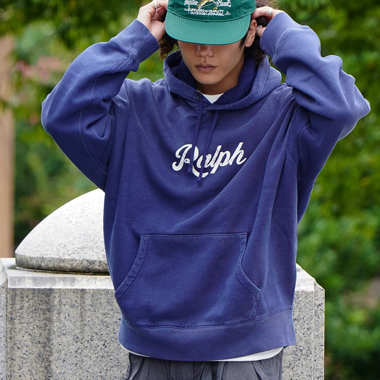 ラルフ ローレン]リラックスフィット ロゴ フーディ / RALPH LAUREN