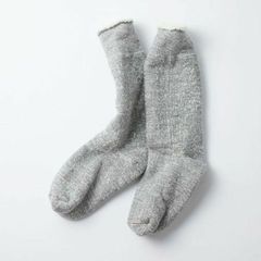 RoToTo(ロトト) |[ロトト]ダブルフェイス クルーソックス "メリノウール＆オーガニックコットン"