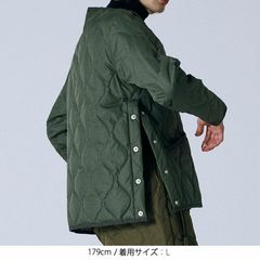 TAION(タイオン) |ミリタリークルーネックダウンジャケット