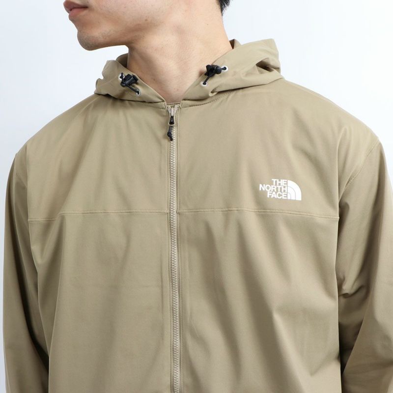 THE NORTH FACE ベージュ フルジップフーディは THE NORTH FACE ザ・ノース・フェイス パーカー ラッシュガード