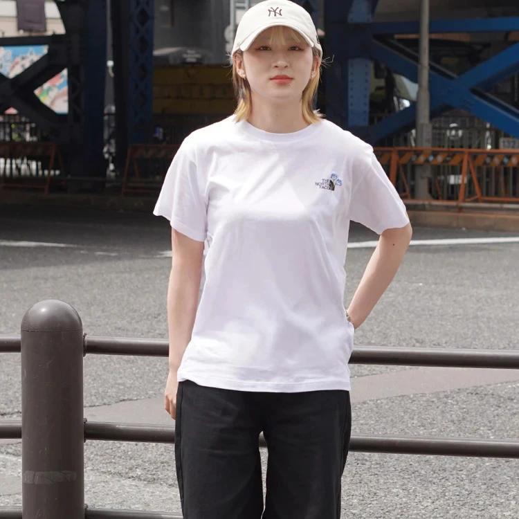 THE NORTH FACE(ザ・ノース・フェイス) |[ザ・ノース・フェイス]S/Sフラワーロゴティー（レディース）