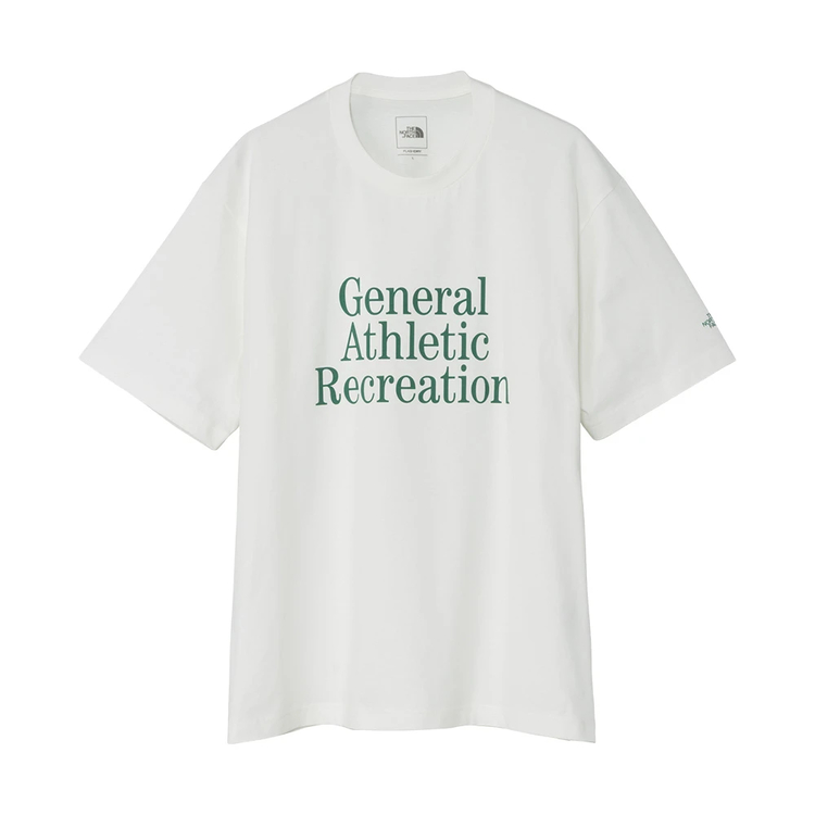 THE NORTH FACE(ザ・ノース・フェイス) |[ザ・ノース・フェイス]GARタイポグラフィックホワイトショートスリーブTシャツ