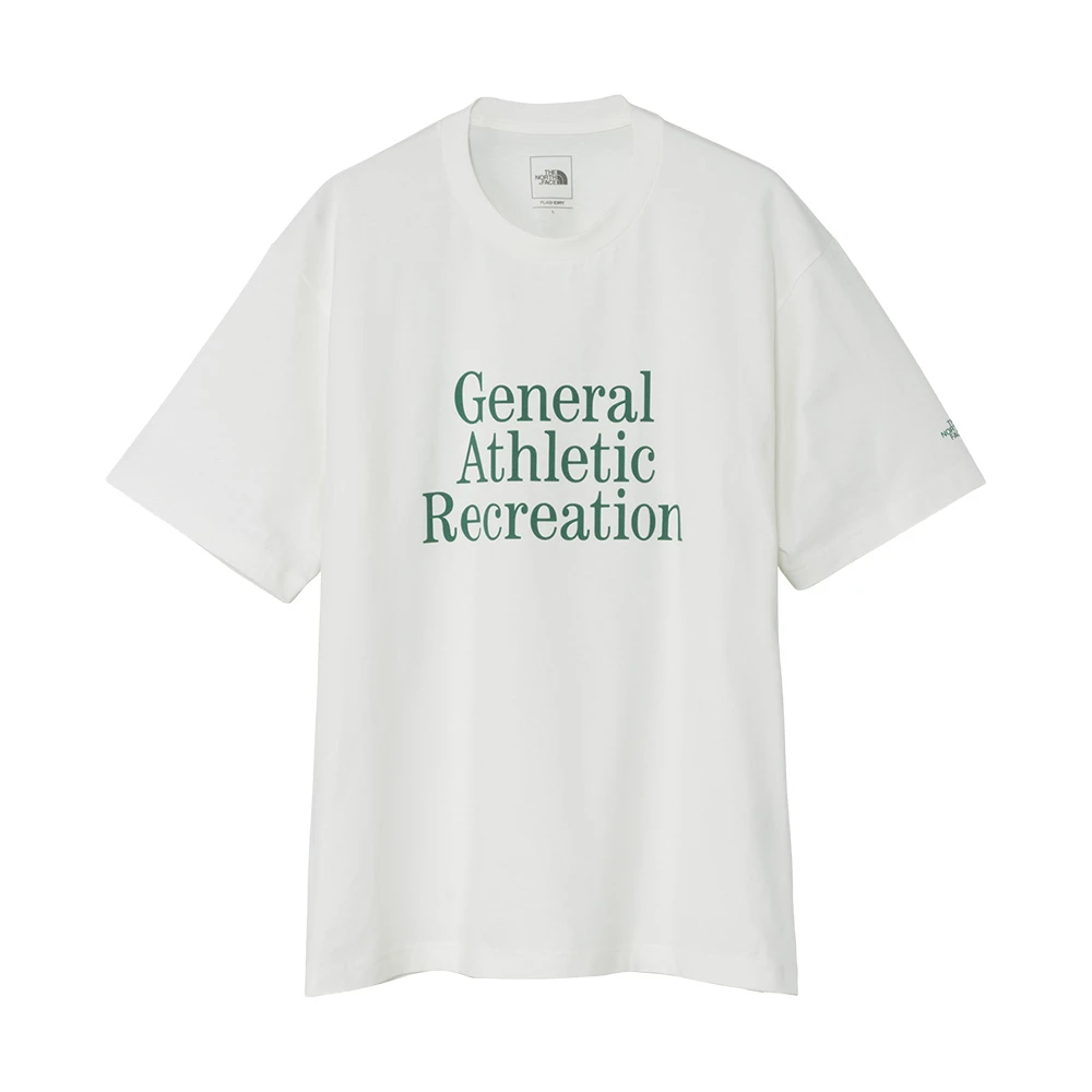 ザ・ノース・フェイス]GARタイポグラフィックホワイトショートスリーブ
